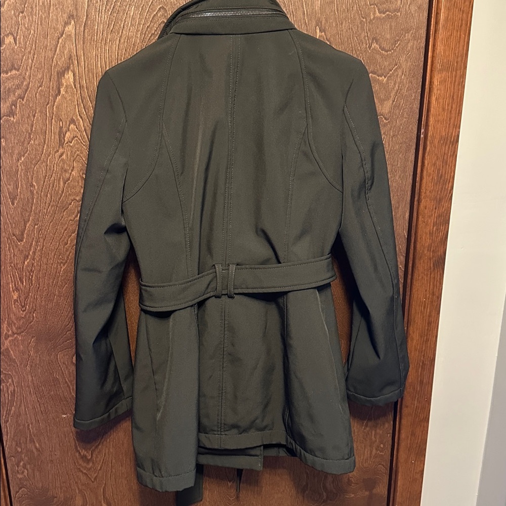 MICHAEL Michael Kors Black Winter Peacoat multiple pockets and hidden hood - XS - Picture 5 of 7